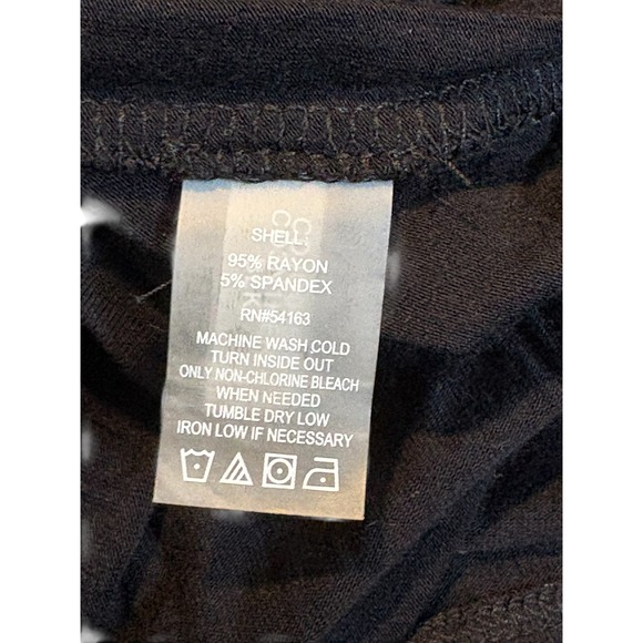 Calvin Klein Solid Black‎ Jersey Racerback Tank Maxi Dress Size 4 Knotted Twist - Picture 7 of 7